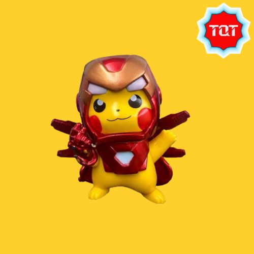 (Có Sẵn) Đồ Chơi mô hình Pikachu IronMan phim Avengers Siêu Đẹp - Siêu Dễ Thương - Trang Trí Bàn Làm Việc
