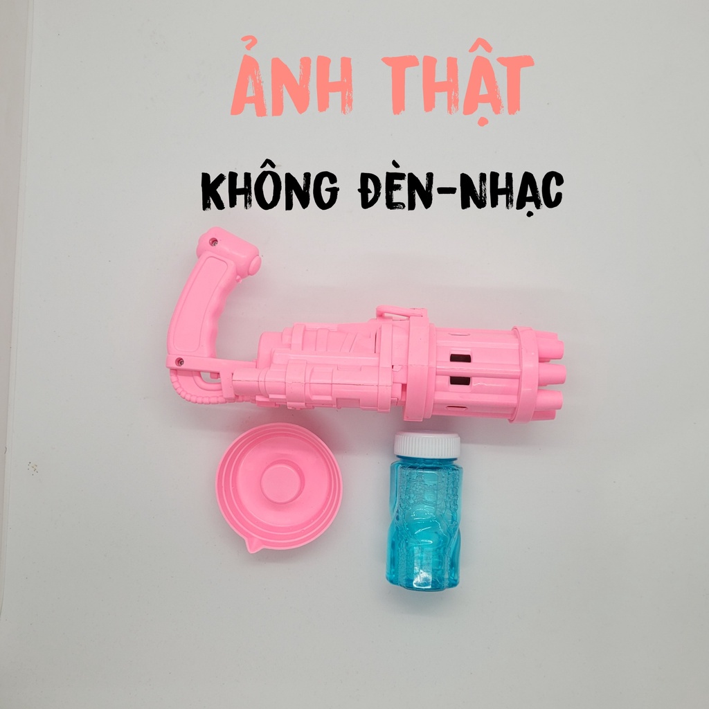 Súng Bắn Bong Bóng Xà Phòng 8 Nòng Siêu Mạnh, Siêu Ngầu Cho Bé REDTECH.