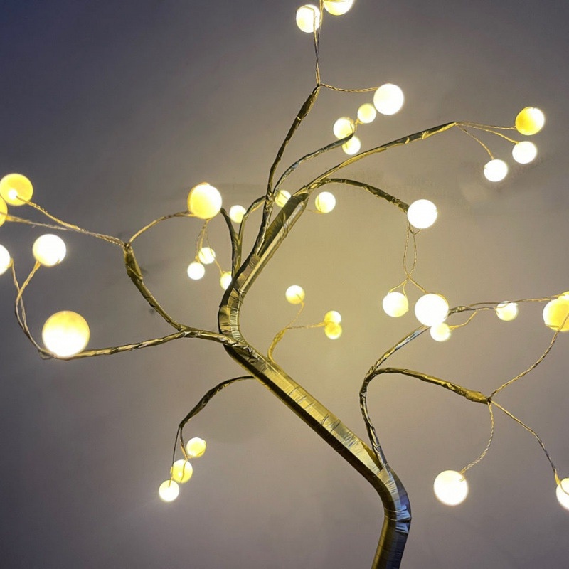 Đèn ngủ để bàn, đèn LED trang trí phòng ngủ hình cây decor