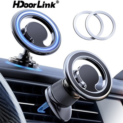 Giá đỡ điện thoại HDOORLINK hít nam châm thông dụng gắn bảng điều khiển xe hơi thích hợp cho i-Phone 13 12 Pro Max