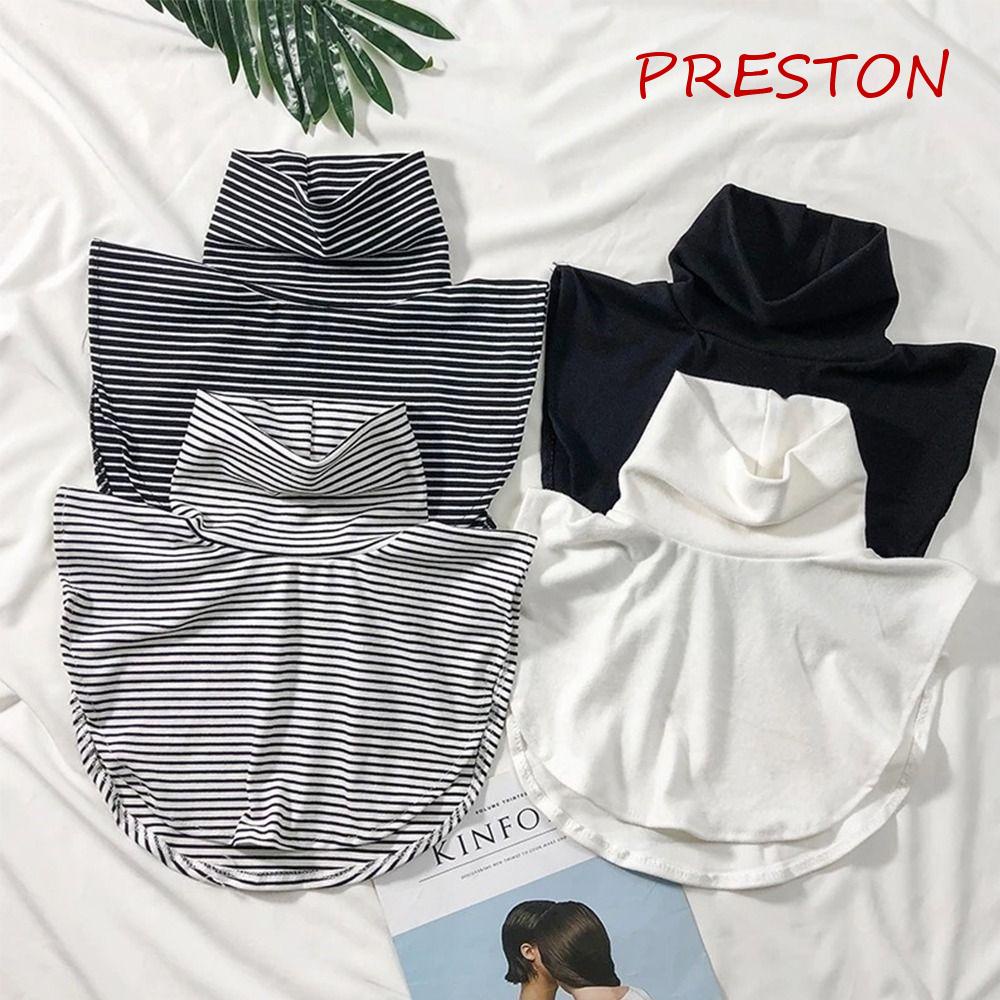 Preston Khăn Choàng Cotton Dệt Kim Cổ Lọ Có Thể Tháo Rời Ấm Áp Thời Trang Cho Nữ