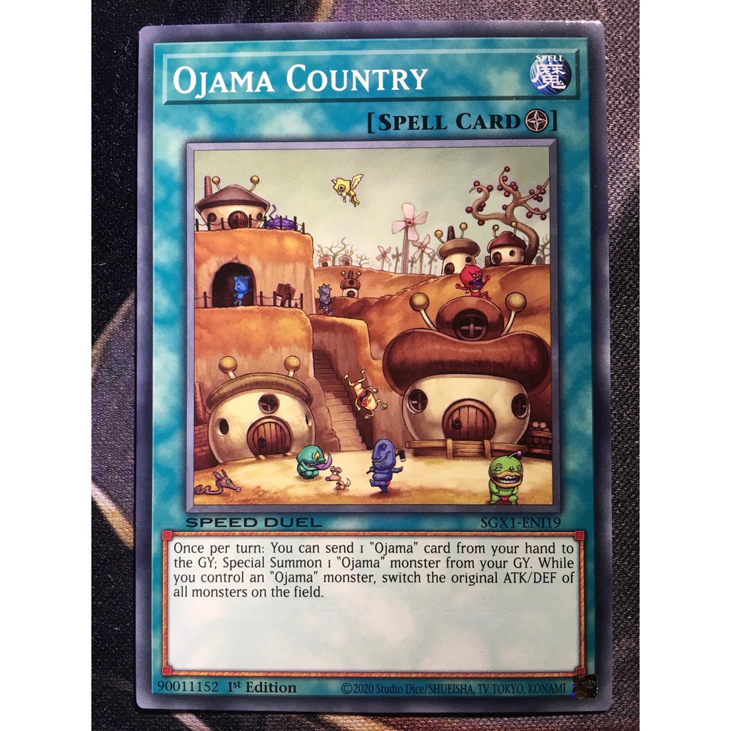 Bài yugioh speed duel - Ojama Country - SGX1-ENI19 - Common 1st Edition
