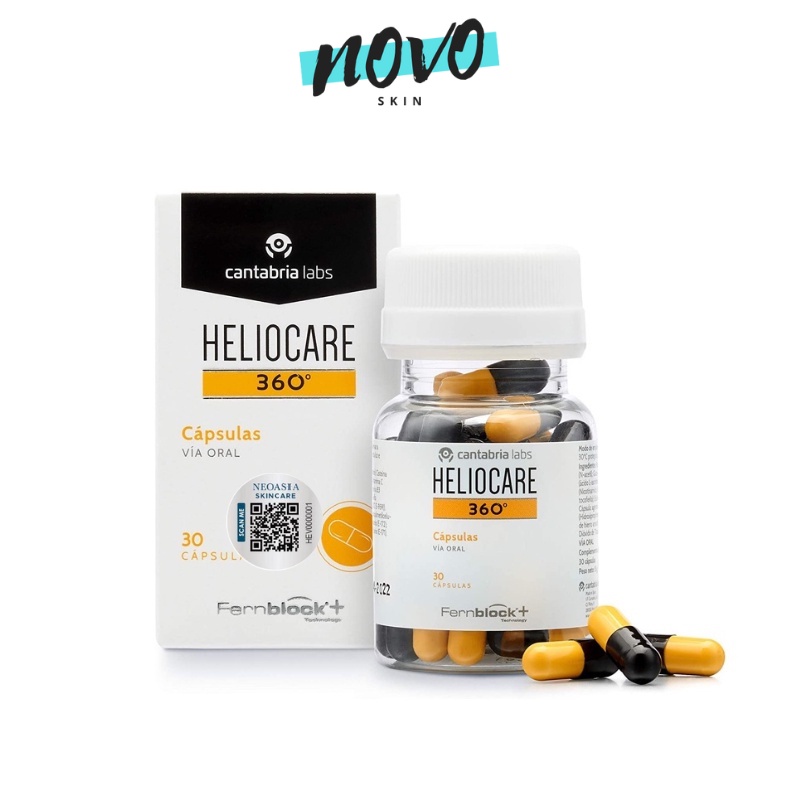 Viên uống chống nắng Heliocare 360° Oral bảo vệ toàn diện chính hãng NEOASIA phân phối