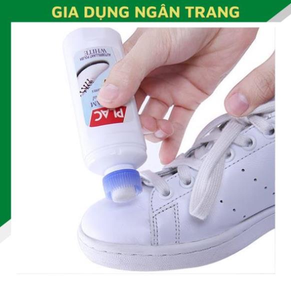 Chai xịt tẩy trắng giày dép túi xách siêu sạch có đầu bàn chải