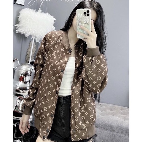 Áo khoác bomber Loang Đen Luôn Vui Tươi mẫu hot SD90
