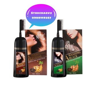 Sin hair gội phủ bạc an toàn tự nhiên không kích ứng