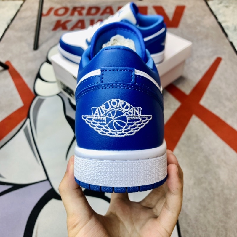 Giày thể thao sneaker cổ thấp Jordan AJ1 Low Marina Blue Hàng SC