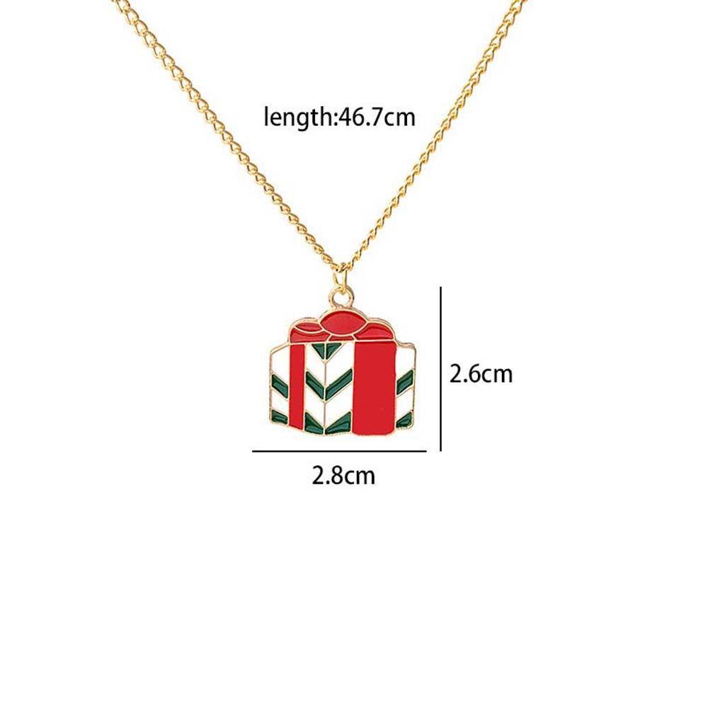 Bộ Vòng cổ + Bông Tai Hình Ông Già Noel &amp; Tuần Lộc Giáng Sinh VANES1