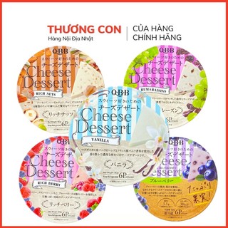 Phô Mai Hoa Quả QBB Thơm Ngon Đủ Loại 90g 6 Miếng/Hộp