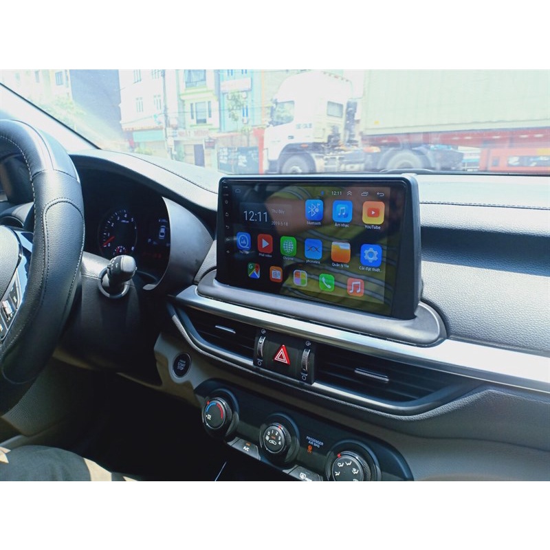 Mặt dưỡng kèm dây nguồn zin lắp màn hình Android cho xe KIA K3 / CERATO