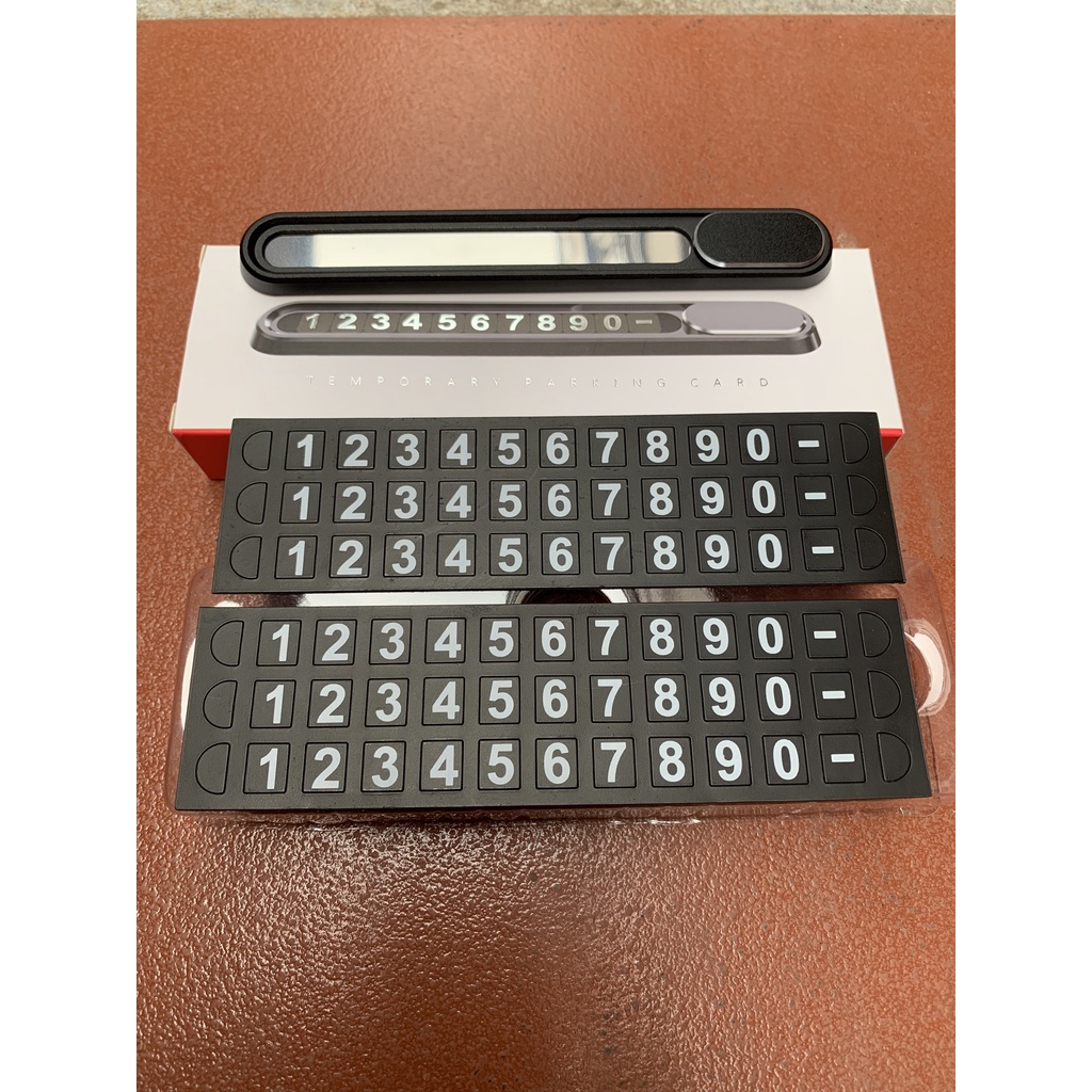 Bảng ghi số điện thoại bằng hợp kim nhôm cao cấp siêu bền, không cong vênh dùng cho ô tô