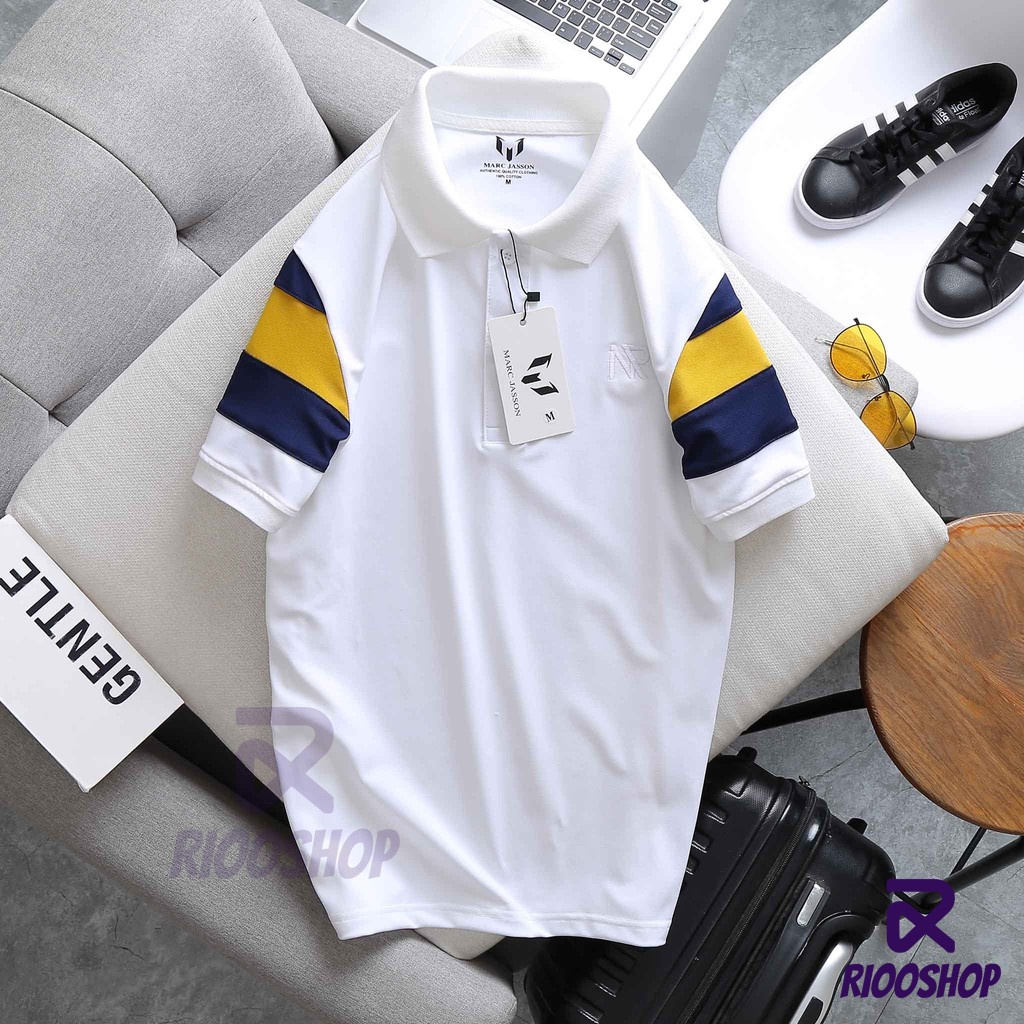 Áo polo giá rẻ, áo phông có cổ cho nam, áo xẻ tà nam cộc tay RIOOSHOP