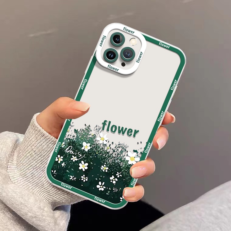 Ốp Điện Thoại TPU Dẻo Trong Suốt Họa Tiết Hoa Xinh Xắn Cho IPhone 14 13 Pro Max 12 11 XS XR X 8 7 6 6s 14 Plus