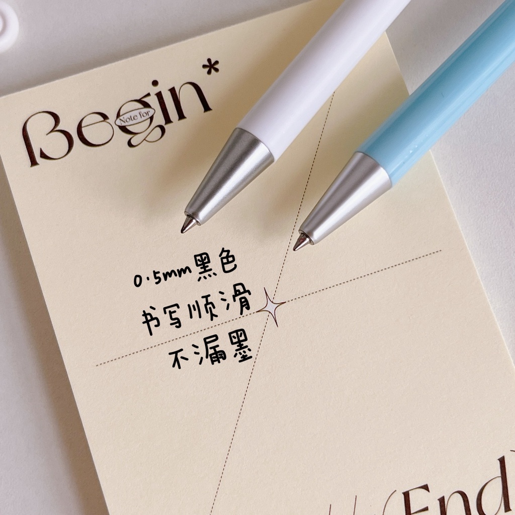 Bút Mực gel 24h Màu Đen Ngòi 0.5Mm Nhanh Khô Tiện Dụng