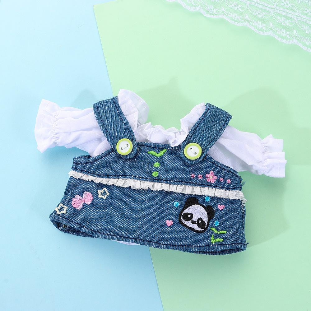 Đầm Yếm Denim Thời Trang Xinh Xắn Cho Búp Bê