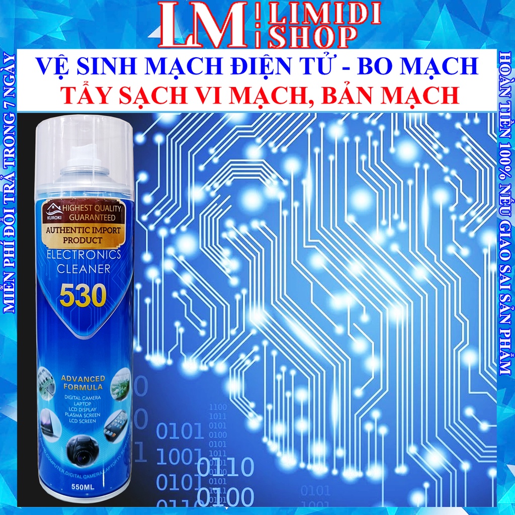 Vệ Sinh Mạch Điện Tử - Nước Rửa Mạch - Xịt Tẩy rửa Mạch Điện, Main, Đi