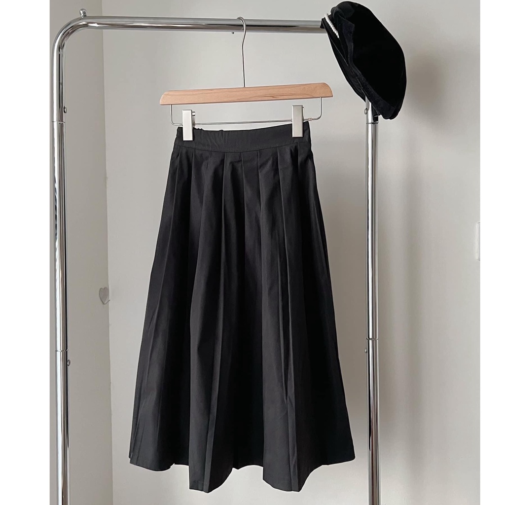 Chân váy kaki midi dáng dài chất đẹp cá tính ulzzang phong cách hàn quốc Kozoda CV38