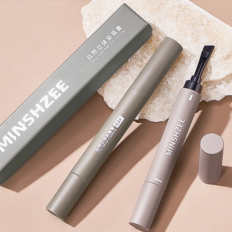 Bút Kẻ Lông Mày MINSHZEE 4 Màu Tự Nhiên Chống Thấm Nước Và Mồ Hôi Lâu Trôi Không Nhòe