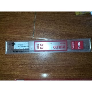 Thước kẻ 20cm deli 6220