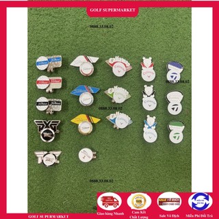 Mác bóng golf, huy hiệu golf, clip marker đánh dấu vị trí kẹp nam châm từ tính