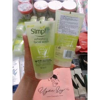 Sữa rửa mặt Simple (mẫu mới)