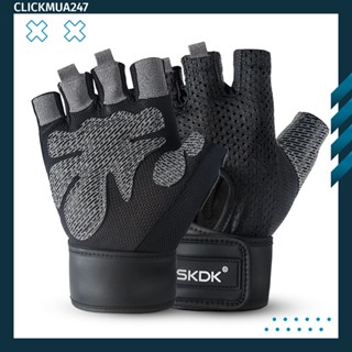 Bao găng tay tập gym kết hợp quấn bảo vệ cổ tay Cleacco J55