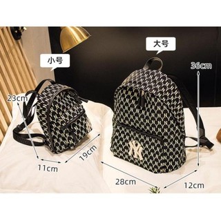 ( Chuẩn hãng ) Balo MLB NY Monogram Backpack Tiếu Chuẩn Hàn Quốc Full Tag Code JUN.BOUTIQUE