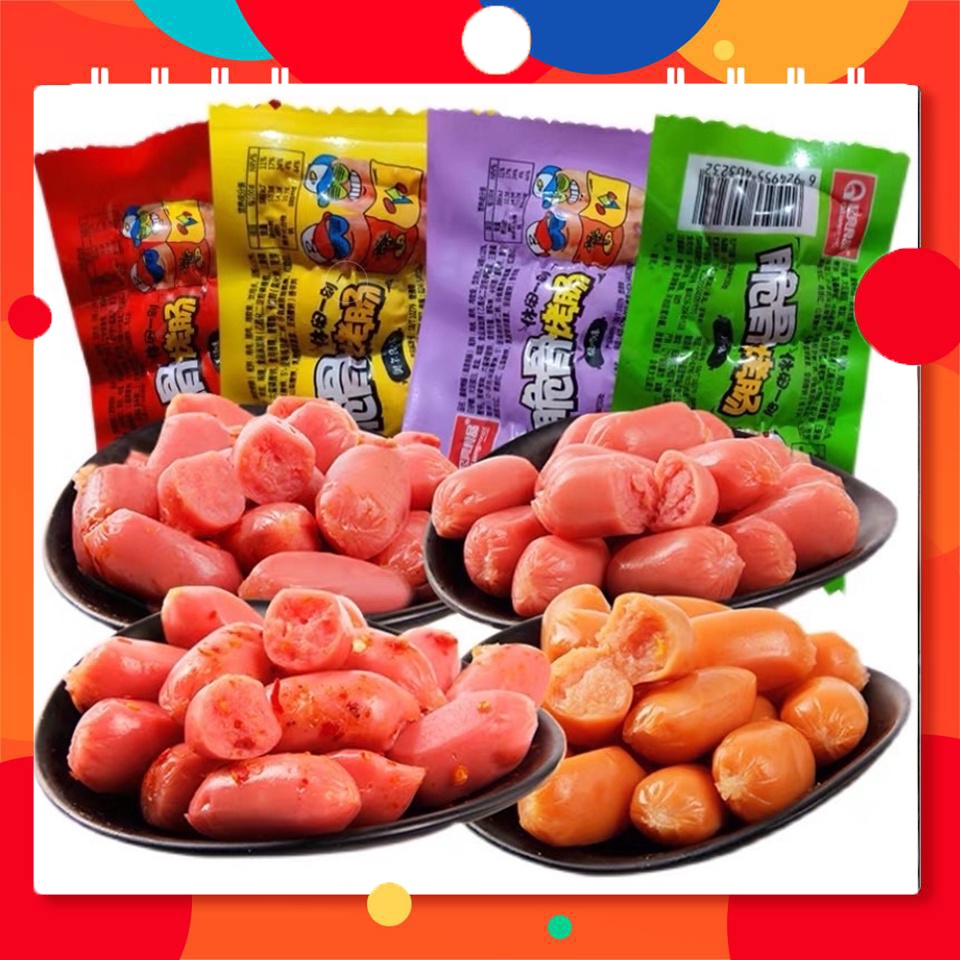 XÚC XÍCH SỤN GÀ NON ĂN LIỀN GÓI MINI 20gr 4 VIÊN