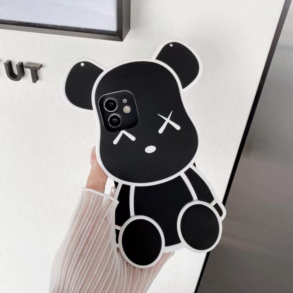 Ốp Điện Thoại Hình Gấu 3D Cho iPhone 14 Pro Max 14 + 13 Pro Max 13 Mini 12 Mini 12 Pro Max 11 Pro Max Xs Max XR 7 + 8 + SE 2020
