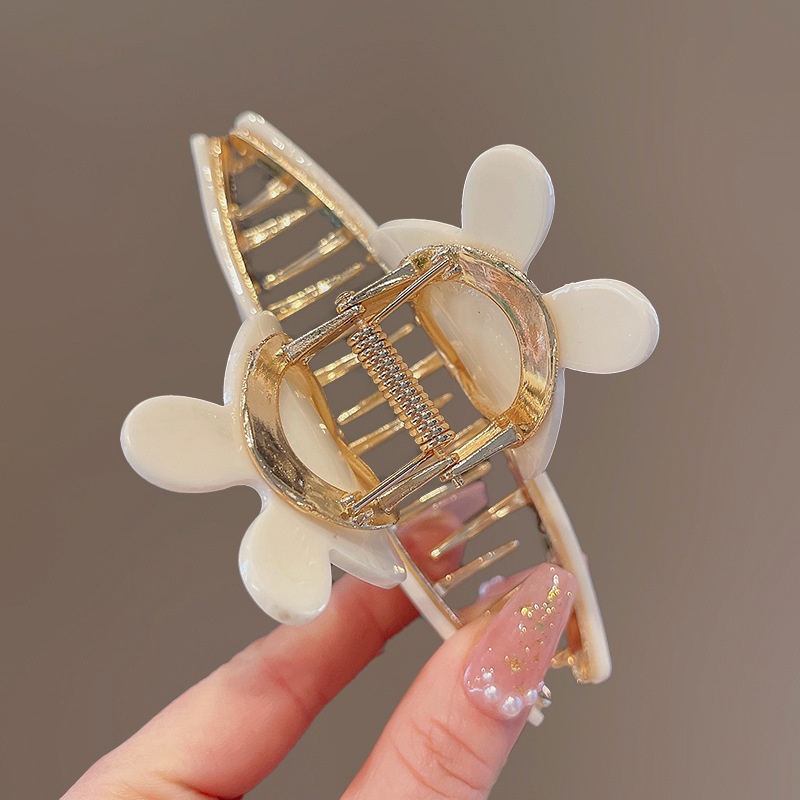 [Magpie] Kẹp Tóc acrylic Hình Thỏ Cá Mập Hoạt Hình Axit Màu Trà Sữa Bằng Hợp Kim Dễ Thương Có Kết Cấu Phía Sau Cho Nữ