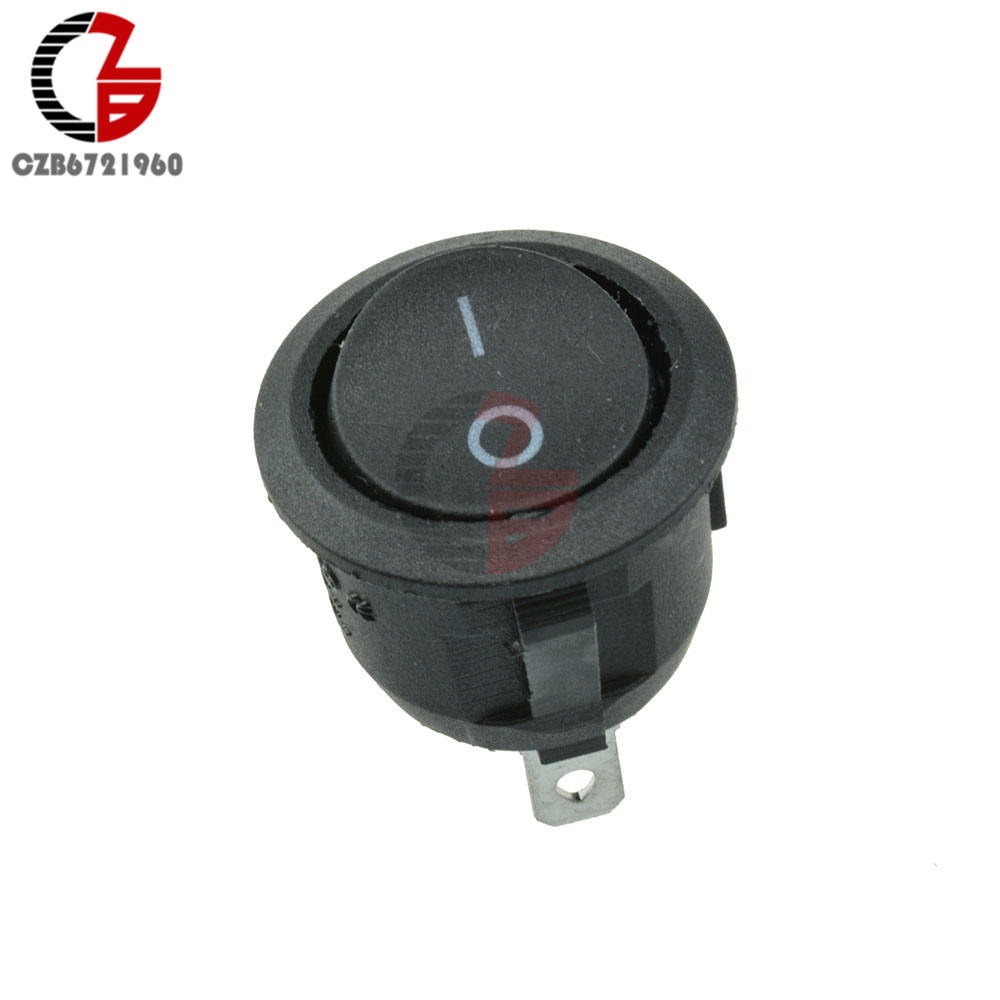 Công TắC On-Off Mini 3Pin SPDT ĐèN LED Đỏ 6A 250V 10A 125V AC Chuyên DụNg