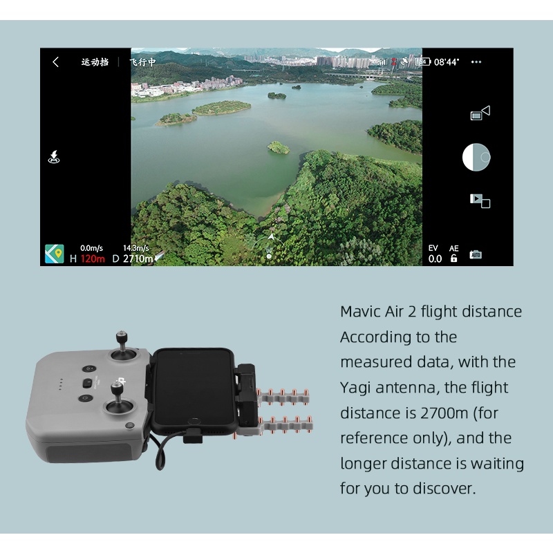 Ăng Ten Khuếch Đại Tín Hiệu 5.8GHz Cho DJI Mavic 3 / Air 2 / 2S / MINI 2 / MINI 3