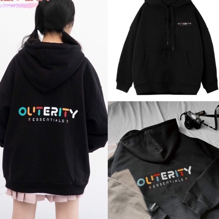 Áo hoodie nỉ Outerify basic cực chất cực trẻ trung, Áo Hoodie Unisex Nam Nữ