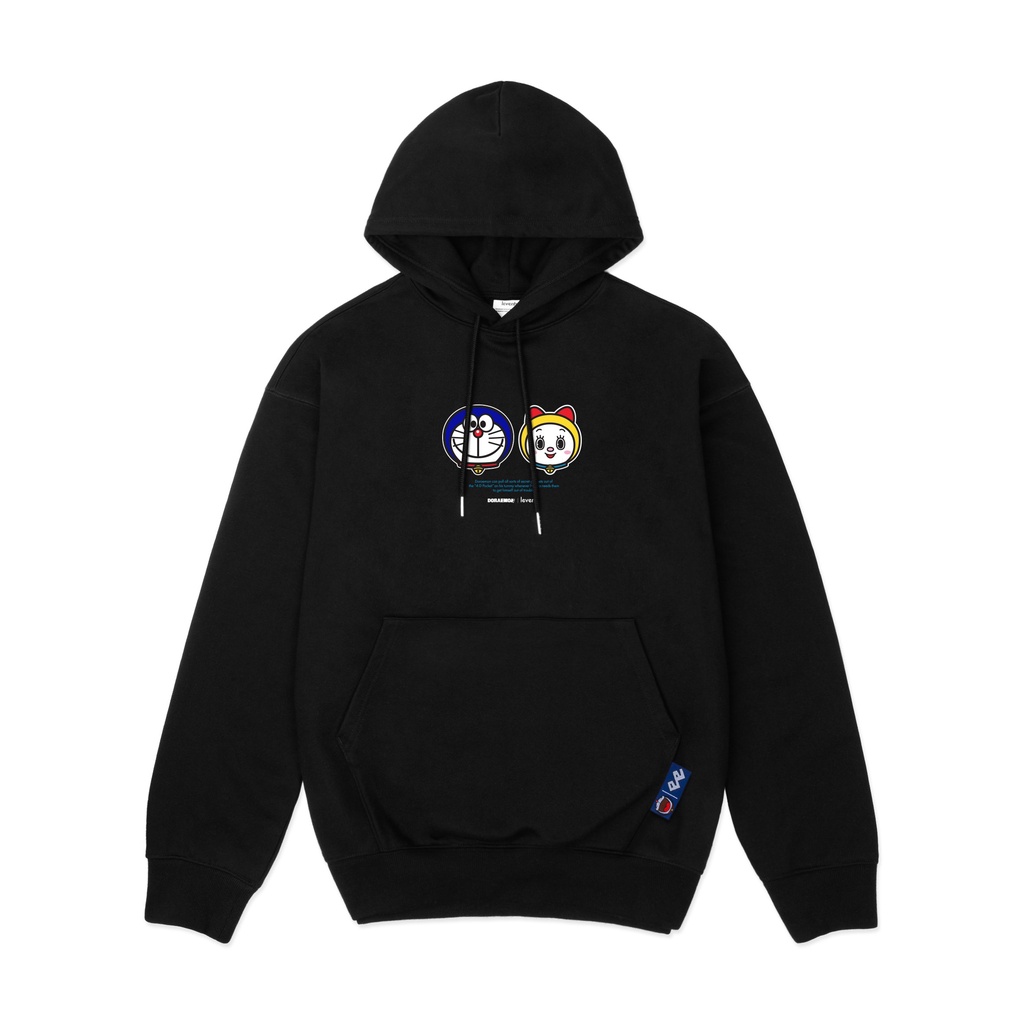 Áo Hoodie Levents Doraemon Collab/ Black