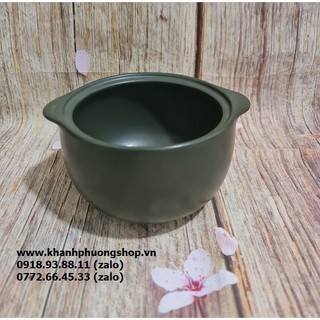 nồi đát kho thịt sứ Minh Long - nồi đất kho thịt