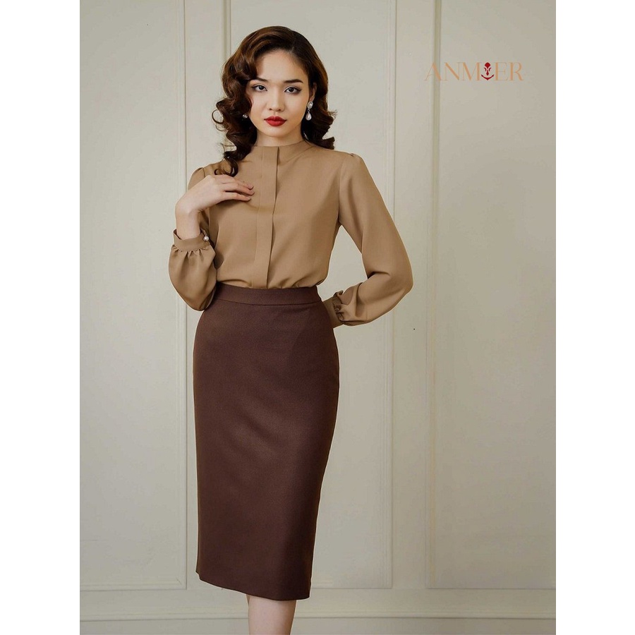 Layla Skirt - Chân váy bút chì công sở - Anmier Thời Trang Thiết Kế Cao Cấp