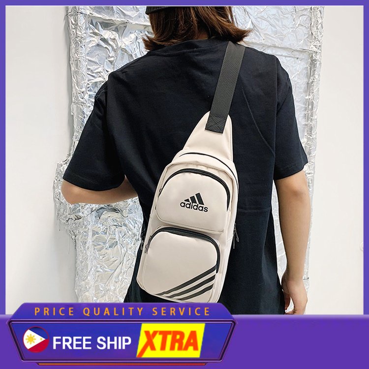 Túi đeo Ngực Thể Thao Nam Adidas Túi đeo Chéo Eo Thời Trang Công Suất Lớn Nylon Du Lịch Sinh Viên Túi đeo Ngực