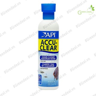 API - Accu-Clear | Khử bụi đục, màu lũa và làm trong suốt nước hồ cá thủy sinh