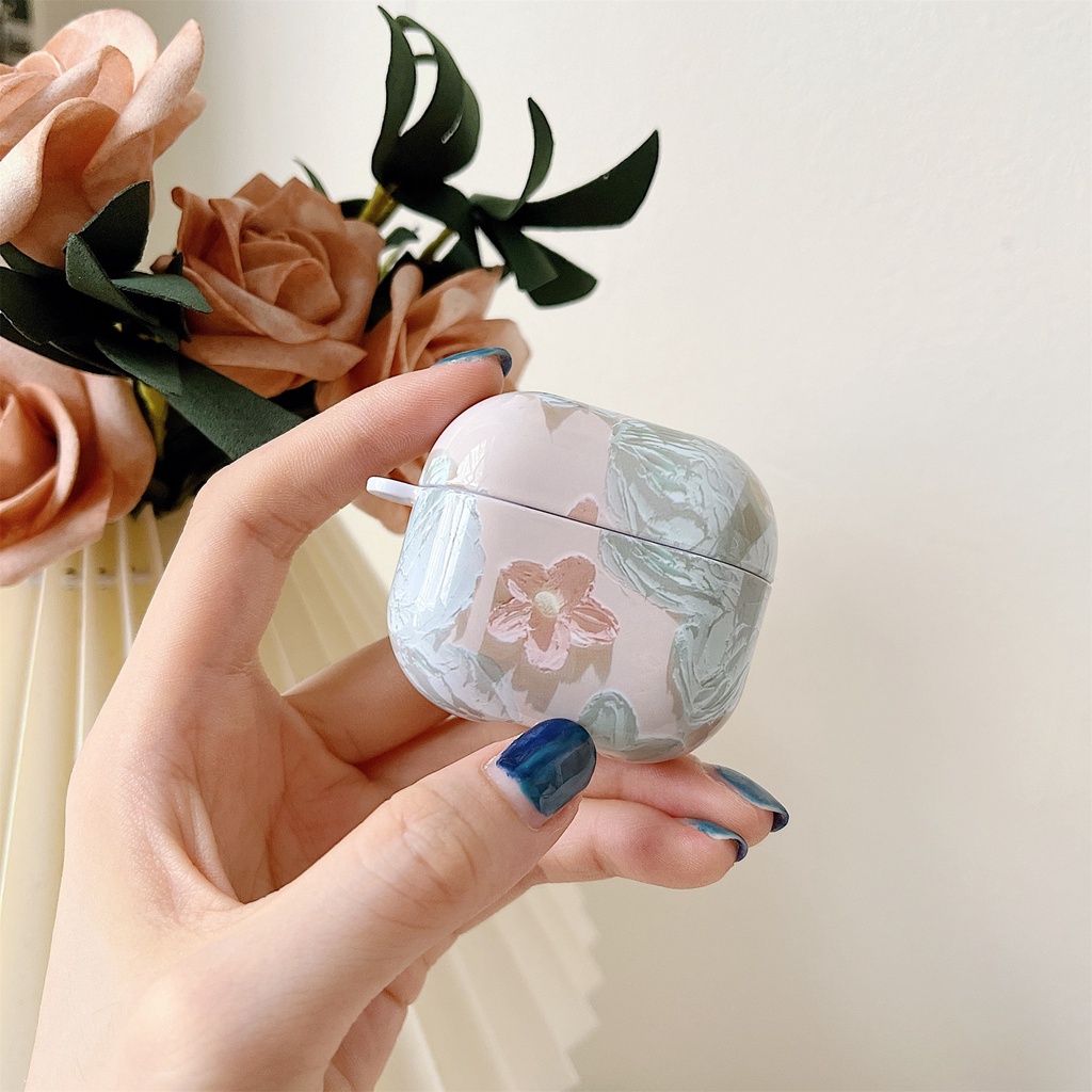 Vỏ Bảo Vệ Hộp Sạc Tai Nghe Bluetooth Không Dây Lenovo Thinkplus LP40 pro / LP40 S Họa Tiết Hoa / Gấu Dễ Thương