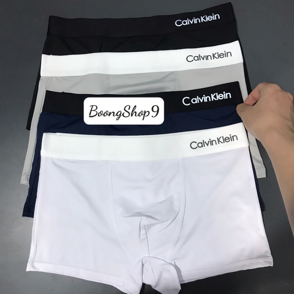 Quần sịp nam Lót Nam Boxer Thun Lạnh Calvin Klein Co dãn 4 chiều, Quần sịp Nam Thun Lạnh Boxer