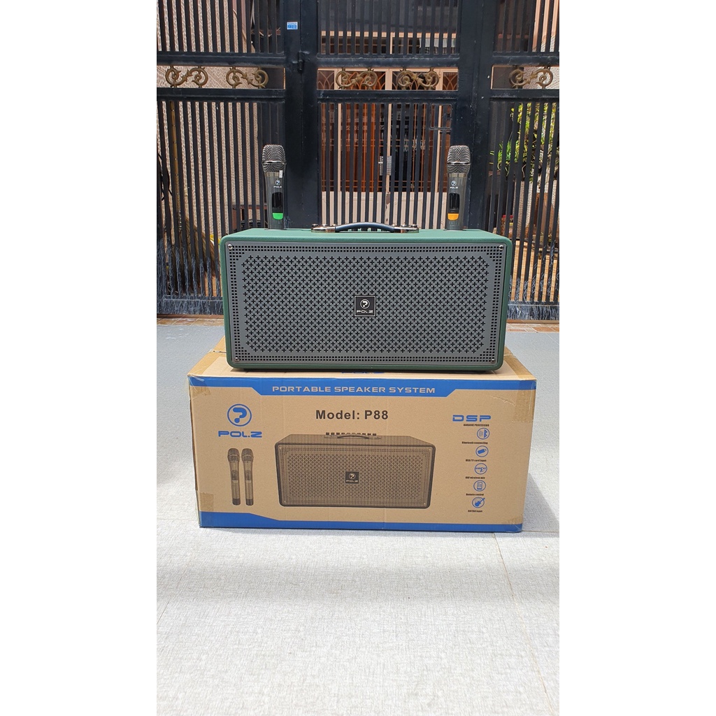 Loa Kéo Xách Tay POL.Z P88 Loa Du Lịch Xách Tay Karaoke Hay Nhỏ Gọn. Một Chiếc Loa Dành Riêng Cho Những Chuyến Đi Xa