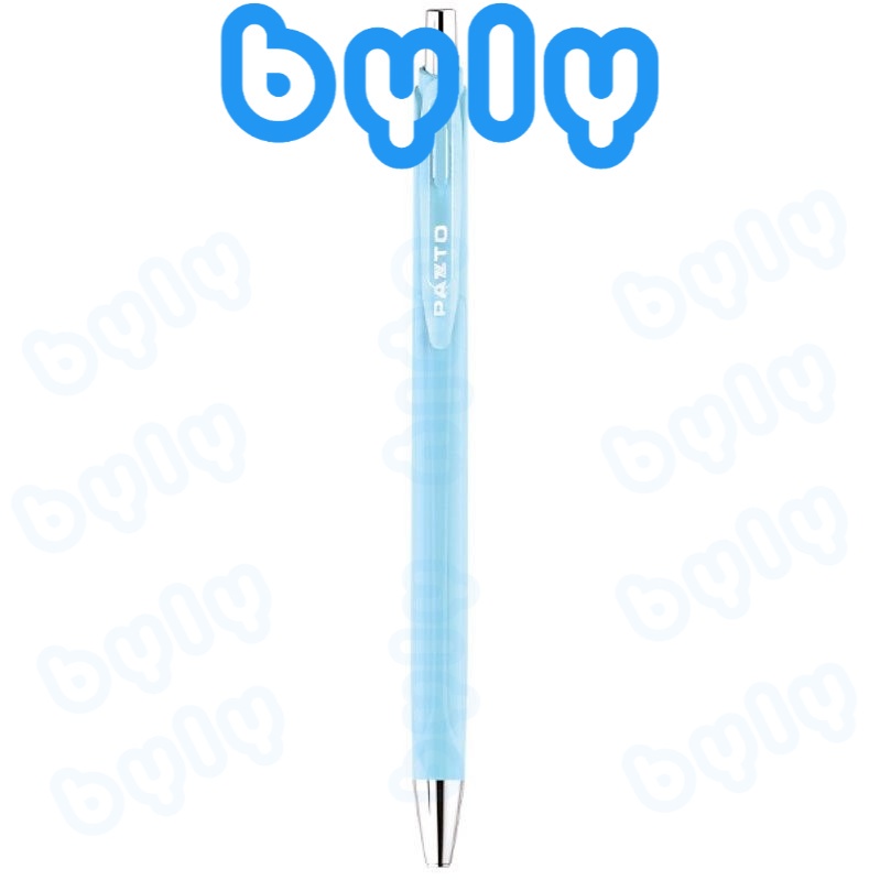 SET 5 bút gel mực xanh Pazto vỏ nhiều màu pastel xinh xắn 𝑻𝒉𝒊𝒆̂𝒏 𝑳𝒐𝒏𝒈 Gel-B015 - ByLy Store