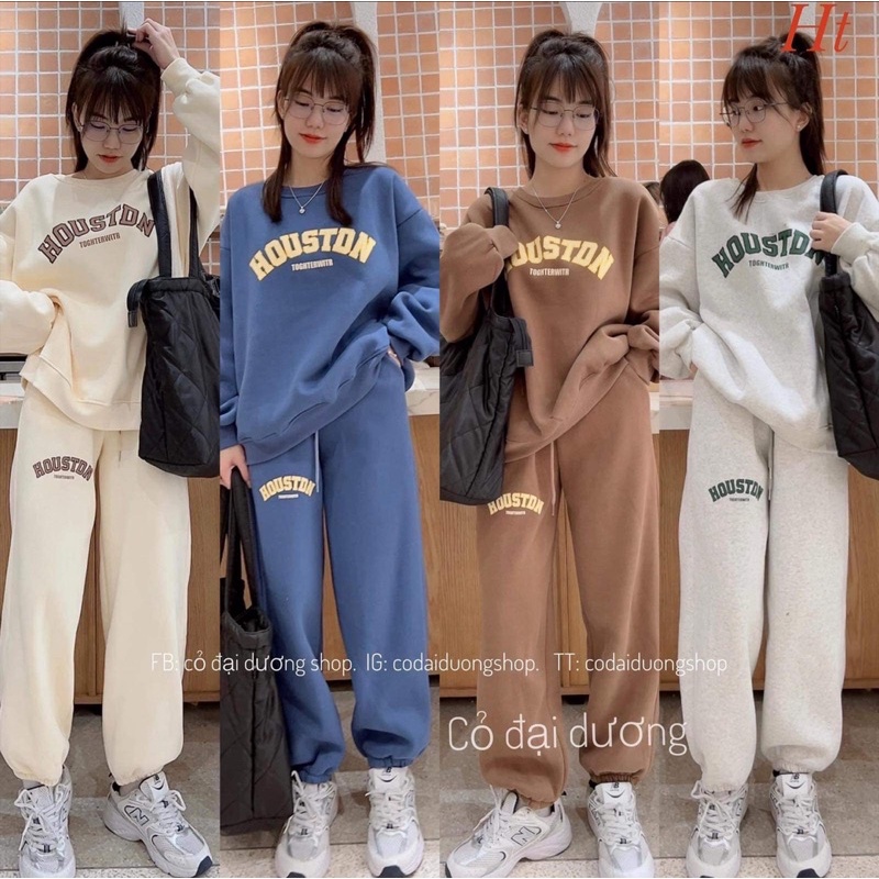 Bộ nỉ cotton HOSTON HT12