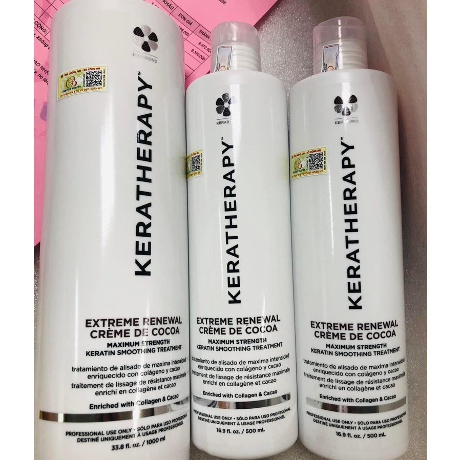 Keratin Keratherapy phục hồi tóc nát hư tổn cực nặng, tóc mủn