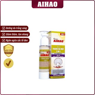 Kem AIHAO Trắng Da Mặt 3in1 (VIP.6 - 50g) Dưỡng da cân bằng sắc tố, cấp ẩm, mờ thâm tối ưu