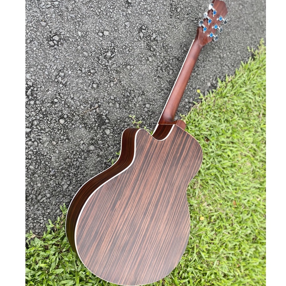Đàn Guitar Acoustic Chính Hãng ST.Real Guitar Sài Thành ST-XE1 có lắp equalizer kết nối loa tặng kèm 11 món phụ kiện