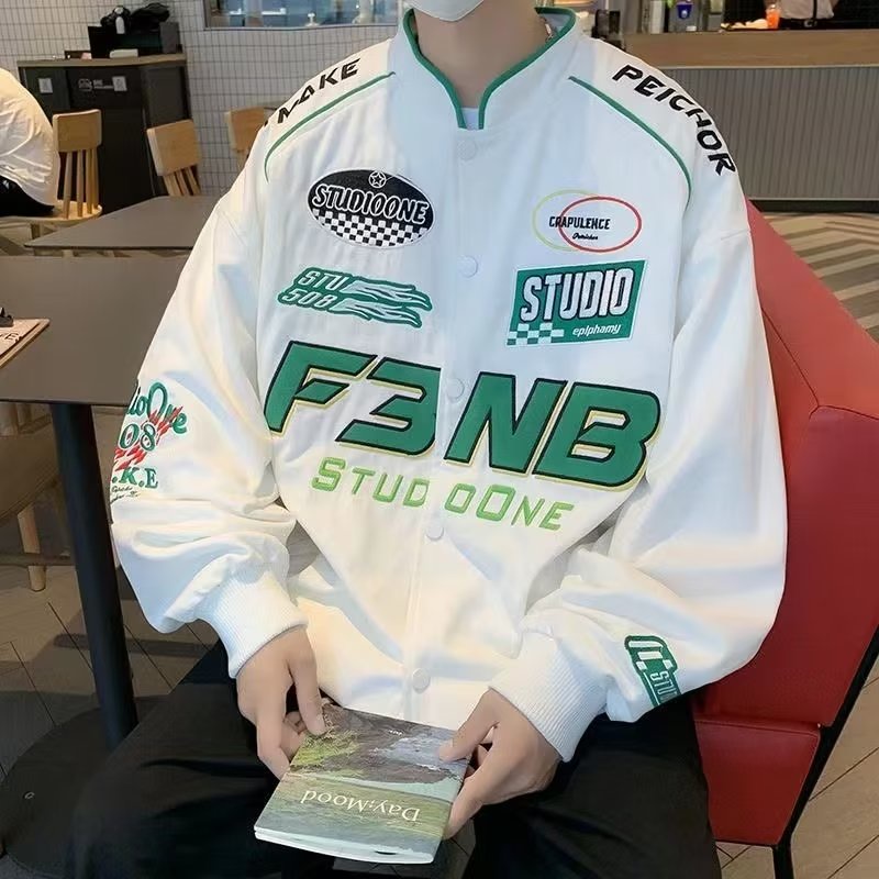 Áo Khoác Nam Bóng Chày Plus Size Unisex Phong Cách Hàn Quốc áo khoác bomber nữ áo khoác nam thời trang áo khoác nam cao cấp