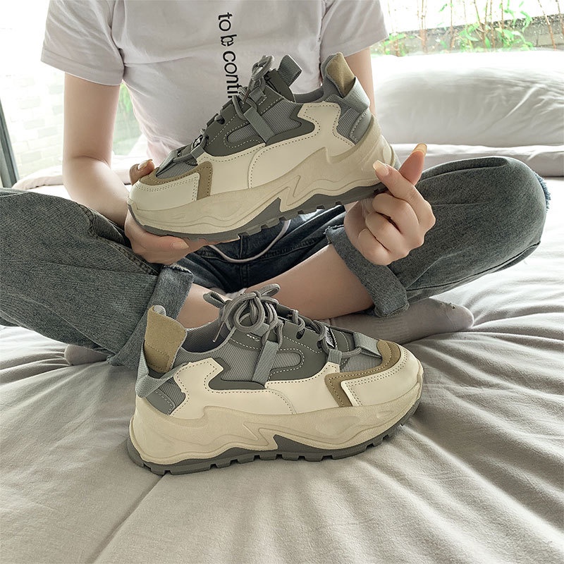 Giày thể thao nữ DAPHNE 2022 - Giày nữ đế cao ulzzang