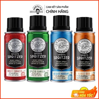 Xịt khử mùi toàn thân hương nước hoa cho nam 18.21 Man Made Spirits Spritzer 100ml ngăn mùi hiệu quả