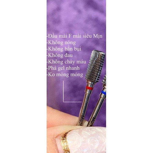 Đầu mài mịn chuyên nghiệp,phá sơn gel,mài mịn gel siêu đỉnh